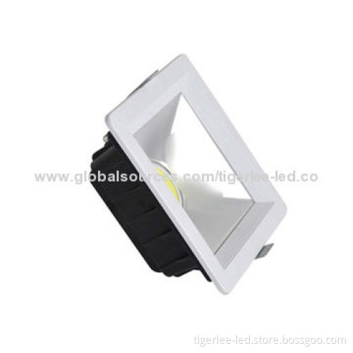 Square LED ceiling light with 3 years warranty, 50,000 hours lifespan, 100-240V AC, >80 CRI